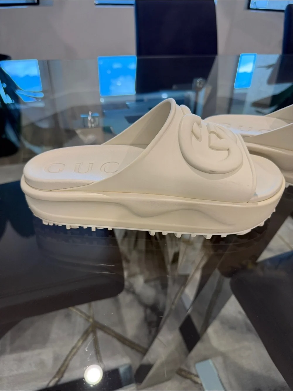 Soft rubber GG Off White